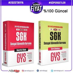 Data Yayınları 2022 GYS SGK Konu Anlatımı ve Soru Bankası Seti 2 Kitap