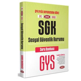 Data Yayınları 2022 GYS SGK Soru Bankası