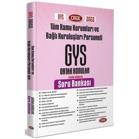 Data Yayınları 2022 GYS Tüm Kamu Kurumları Ortak Konular Soru Bankası