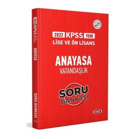 Data Yayınları 2022 Kpss Lise Ön Lisans Anayasa Vatandaşlık Soru Bankası