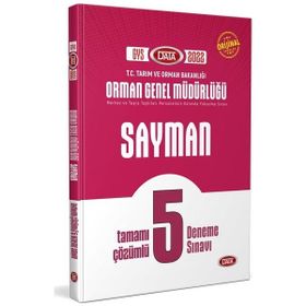 Data Yayınları 2022 Orman Genel Müdürlüğü Sayman Görevde Yükselme Sınavı Tamamı Çözümlü 5 Deneme
