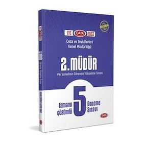 Data Yayınları - 2023 GYS Ceza ve Tevkifevleri 2. Müdür 5 Deneme Sınavı