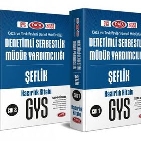 Data Yayınları - 2023 GYS Ceza ve Tevkifevleri Şeflik ve Denetimli Serbestlik Müdür Yardımcılığı Hazırlık Kitabı