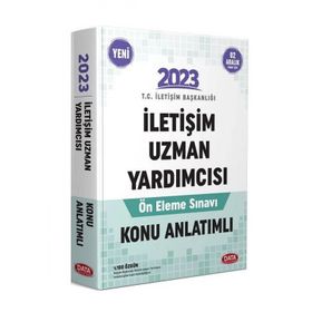 Data Yayınları - 2023 GYS İletişim Başkanlığı İletişim Uzman Yardımcısı Ön Eleme Sınavı Konu Anlatımlı