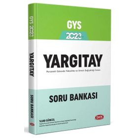 Data Yayınları 2023 GYS Yargıtay Soru Bankası