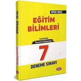 Data Yayınları - 2023 KPSS Eğitim Bilimleri Tamamı Çözümlü 7 Deneme