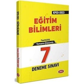 Data Yayınları - 2023 KPSS Eğitim Bilimleri Tamamı Çözümlü 7 Deneme