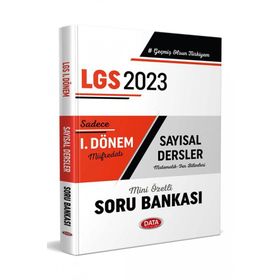 Data Yayınları 2023 LGS 1. Dönem Sayısal Soru Bankası