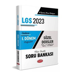 Data Yayınları 2023 LGS 1. Dönem Sözel Soru Bankası