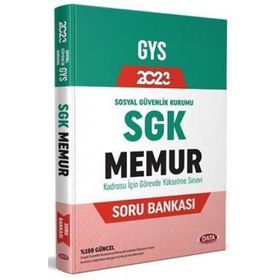 Data Yayınları 2023 SGK Memur Soru Bankası