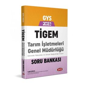 Data Yayınları 2023 Tarım İşletmeleri Genel Müdürlüğü TİGEM GYS Soru Bankası