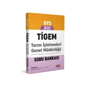 Data Yayınları 2023 Tarım İşletmeleri Genel Müdürlüğü TİGEM GYS Soru Bankası