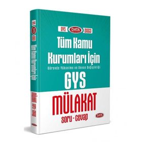 Data Yayınları - 2023 Tüm Kamu Kurumları GYS Mülakat Soru Cevap