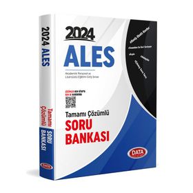 Data Yayınları 2024 ALES Tamamı Çözümlü Soru Bankası