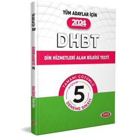Data Yayınları - 2024 DHBT Tüm Adaylar İçin Tamamı Çözümlü 5 Deneme Sınavı