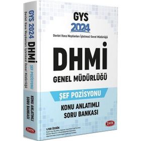Data Yayınları 2024 DHMİ Genel Müdürlüğü Şef Pozisyonu GYS Konu Anlatımlı Soru Bankası