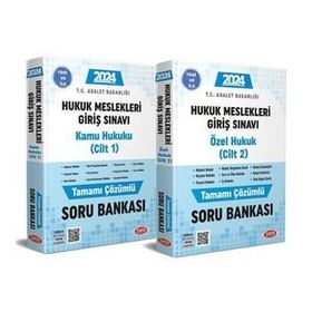 Data Yayınları - 2024 GYS Adalet Bakanlığı Hukuk Mesleklerine Giriş Sınavı Soru Bankası 1-2 Cilt