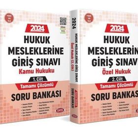 Data Yayınları - 2024 GYS Adalet Bakanlığı Hukuk Mesleklerine Giriş Sınavı Soru Bankası 1-2 Cilt