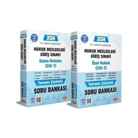 Data Yayınları - 2024 GYS Adalet Bakanlığı Hukuk Mesleklerine Giriş Sınavı Soru Bankası 1-2 Cilt