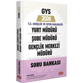 Data Yayınları 2024 Gys Gençlik ve Spor Bakanlığı Yurt Şube Gençlik Merkezi Müdürü Soru Bankası