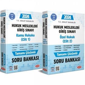 Data Yayınları 2024 Hukuk Meslekleri Giriş Sınavına Hazırlık Tamamı Çözümlü Soru Bankası 1 2 Cilt