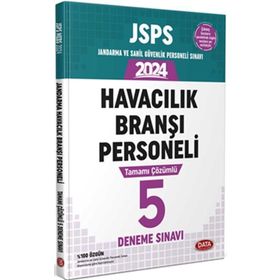 Data Yayınları 2024 JSPS Jandarma ve Sahil Güvenlik Havacılık Branşı Personeli Sınavı Tamamı Çözümlü 5 Deneme Sınavı