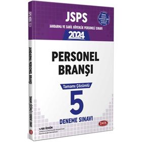 Data Yayınları 2024 JSPS Jandarma ve Sahil Güvenlik Jandarma Branşı Personeli Sınavı Tamamı Çözümlü 5 Deneme Sınavı