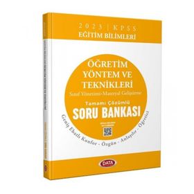 Data Yayinlari 2024 Kpss Egitim Bilimleri Öğretim Yontem ve Teknikleri Tamami Cozumlu Soru Bankasi