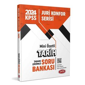 Data Yayınları 2024 KPSS Jüri Konfor Serisi Tarih Tamamı Çözümlü Soru Bankası