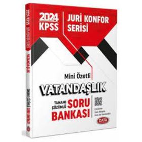 Data Yayınları 2024 KPSS Jüri Konfor Serisi Vatandaşlık Soru Bankası