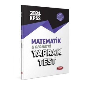 Data Yayınları 2024 KPSS Matematik Yaprak Test