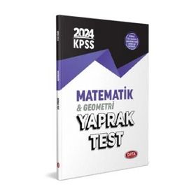 Data Yayınları 2024 KPSS Matematik Yaprak Test