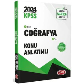 Data Yayınları 2024 KPSS Ultra Serisi Coğrafya Konu Anlatımlı