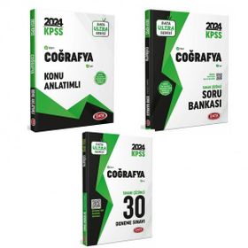 Data Yayınları 2024 KPSS Ultra Serisi Coğrafya Soru Bankası