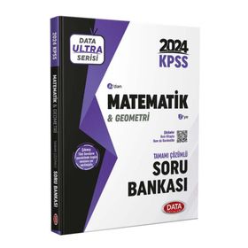 Data Yayınları 2024 KPSS Ultra Serisi Matematik Geometri Soru Bankası