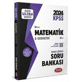 Data Yayınları 2024 KPSS Ultra Serisi Matematik Geometri Soru Bankası