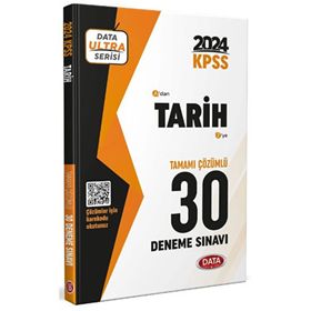 Data Yayınları 2024 KPSS Ultra Serisi Tarih 30 Deneme Sınavı