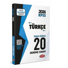 Data Yayınları 2024 KPSS Ultra Serisi Türkçe 20 Deneme Sınavı