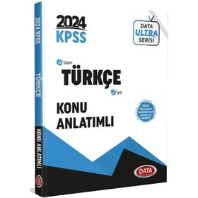 Data Yayınları 2024 KPSS Ultra Serisi Türkçe Konu Anlatımlı