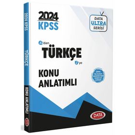 Data Yayınları 2024 KPSS Ultra Serisi Türkçe Konu Anlatımlı