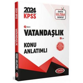 Data Yayınları 2024 KPSS Ultra Serisi Vatandaşlık Konu Anlatımlı