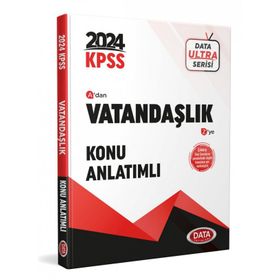 Data Yayınları 2024 KPSS Ultra Serisi Vatandaşlık Konu Anlatımlı