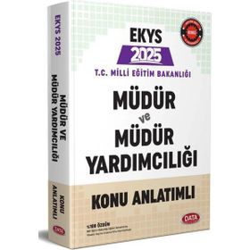 Data Yayınları 2024 MEB EKYS Müdür ve Müdür Yardımcılığı Konu Anlatımlı