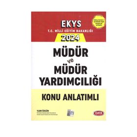 Data Yayınları 2024 MEB EKYS Müdür ve Müdür Yardımcılığı Konu Anlatımlı
