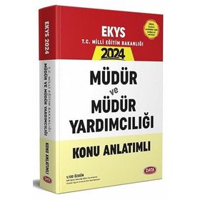 Data Yayınları 2024 MEB EKYS Müdür ve Müdür Yardımcılığı Konu Anlatımlı