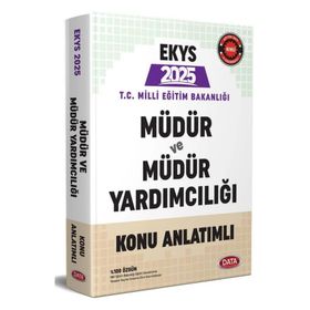 Data Yayınları 2024 MEB EKYS Müdür ve Müdür Yardımcılığı Konu Anlatımlı