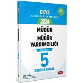 Data Yayınları 2024 MEB EKYS Müdür ve Müdür Yardımcılığı Orijinal 5 Deneme Sınavı