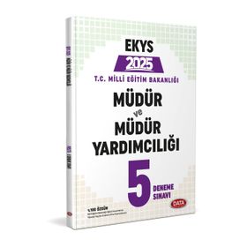 Data Yayınları 2024 MEB EKYS Müdür ve Müdür Yardımcılığı Orijinal 5 Deneme Sınavı