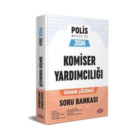 Data Yayınları - 2024 Polis Meslek İçi Komiser Yardımcılığı Tamamı Çözümlü Soru Bankası
