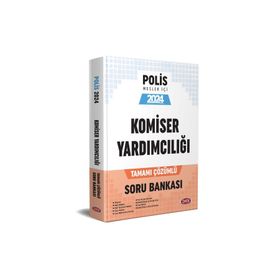 Data Yayınları - 2024 Polis Meslek İçi Komiser Yardımcılığı Tamamı Çözümlü Soru Bankası